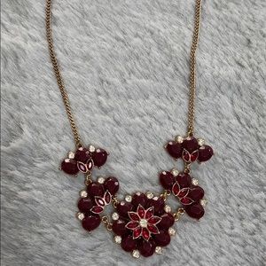 Maroon necklace